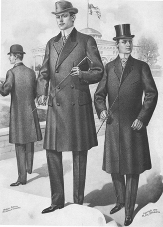 20世纪男士服饰图片