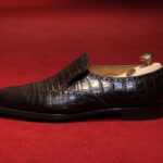 Crocodile leather shoes